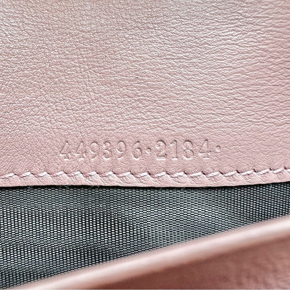 Gucci Pink GG Micro Guccisima Embossed Monogram Leather Long Carryall Wallet - Picture 7 of 10